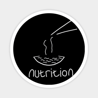 Nutrition Food Hand Drawing Magnet